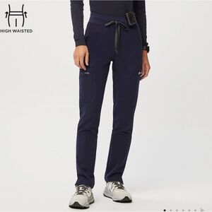 Figs Women's High Waisted Navy Pants